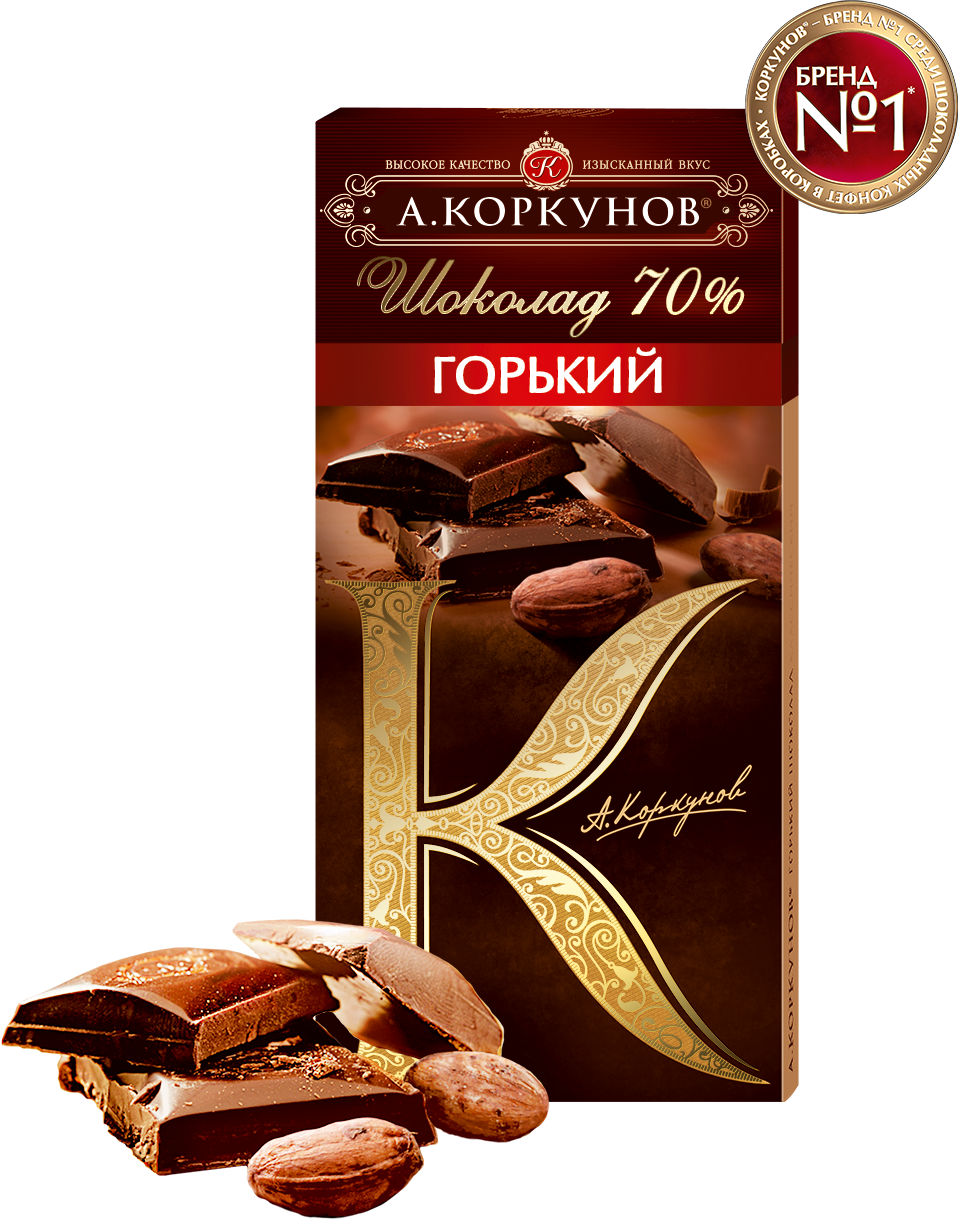 шоколад коркунов молочный 90г